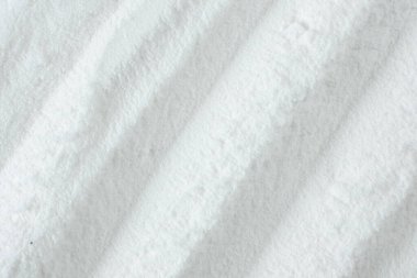 Beyaz sodyum bikarbonat tozu makro arkaplan.