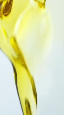 Dikey Soyut Arkaplan Akışı Rafine Olmamış Yağ, Makro Doku