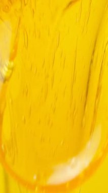 Makro Yavaş Hareket Arı Balı, Akış ve Doku.