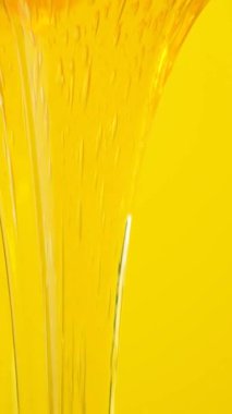 Makro Yavaş Hareket Arı Balı, Akış ve Doku.