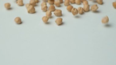 Ham Pişmemiş Nohut Yavaş Hareketi Dağıtma