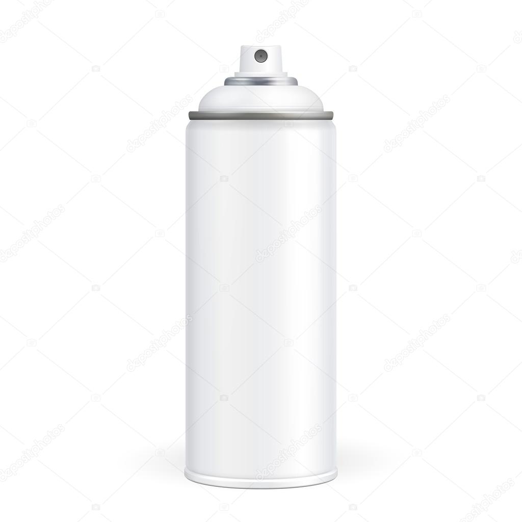 Download White Paint Aerosol Spray Metal 3d Bottle Can Graffiti Deodorant Household Chemicals Poison Front View Illustration Isolated On White Background Mock Up Template For Your Design Vector Eps10 Stock Vector Royalty Free
