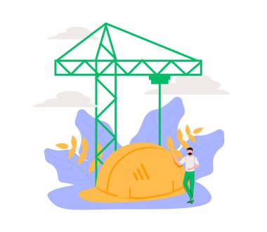 İşçi olarak çalışma hukuku, sendika ve işveren bakımı yönetmeliği minik insan konsepti. Çalışma saatleri, maaş, ayrımcılık denetimi ve işyeri sözleşmesi koruma vektör ilüstrasyonu için yasal haklar