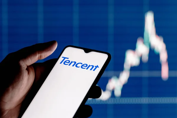 Kazan Ryssland Augusti 2021 Tencent Holdings Ltd Ett Kinesiskt Multinationellt — Stockfoto