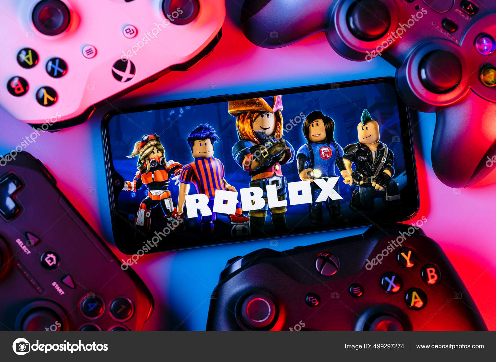 Roblox é Uma Plataforma De Jogos Online E Um Jogo Imagem de Stock