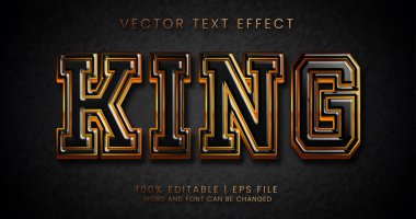 King metin, düzenlenebilir metin etkisi biçimi