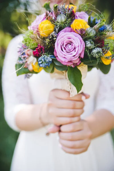 結婚式のための花嫁の花束 — ストック写真