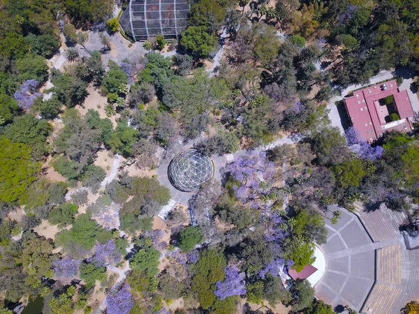 Aerial view of the Agua Azul park in Guadalajara — Stock Photo, Image