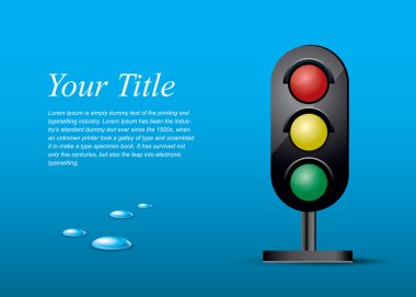 Trafik ışıkları afiş