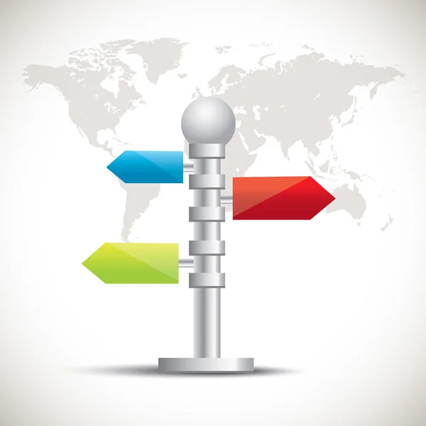 Seyahat yön işareti altı