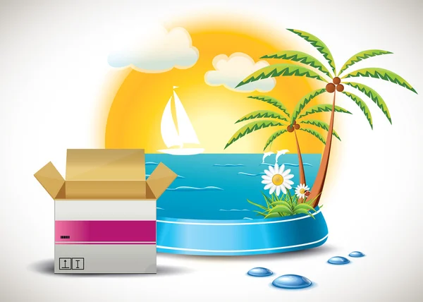 Parsel yaz arka plan