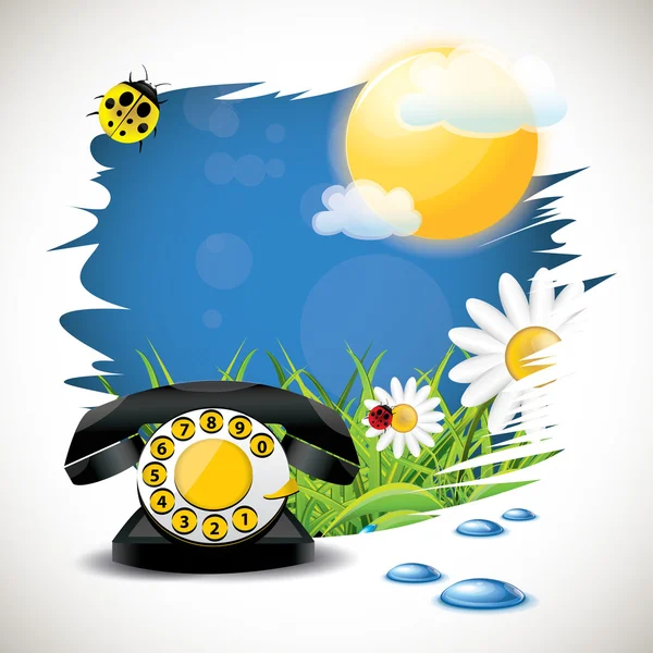 Vintage telefon genel kavram