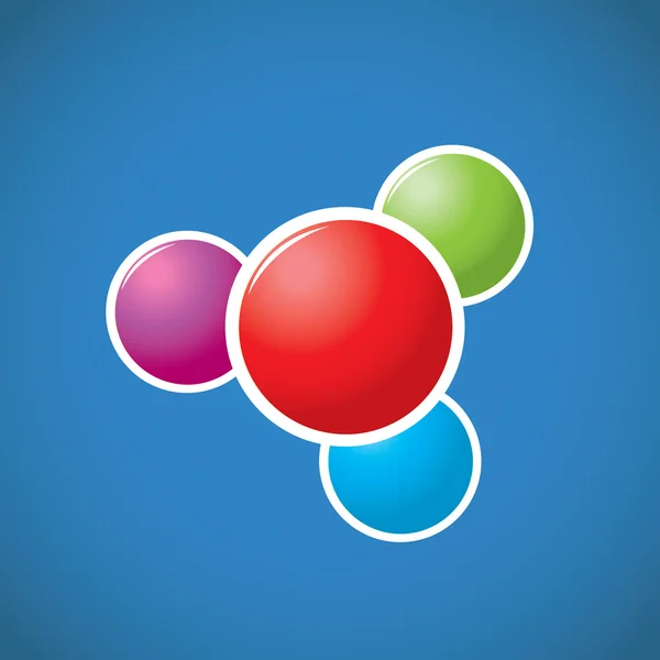 Mavi arkaplanda baloncuklar