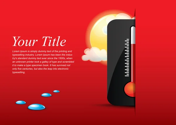 Hava kırmızı arka plan