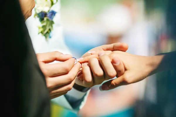 Ceremonie van het huwelijk — Stockfoto