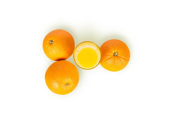 Orange juice on top — Stock Photo, Image