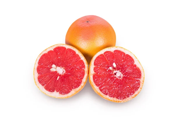 Két felét a grapefruit — Stock Fotó