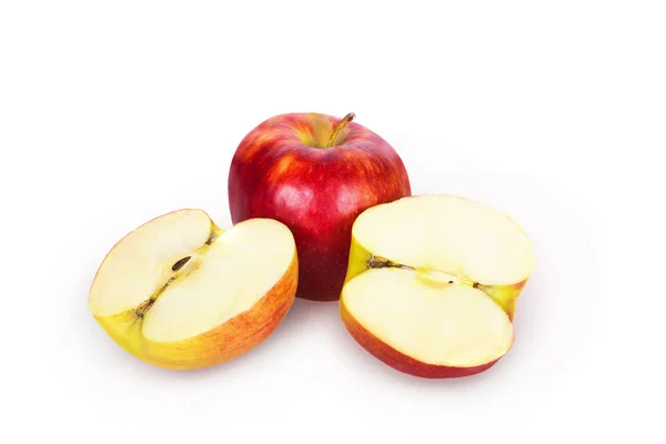 Two halves of an apple — Stock Photo, Image