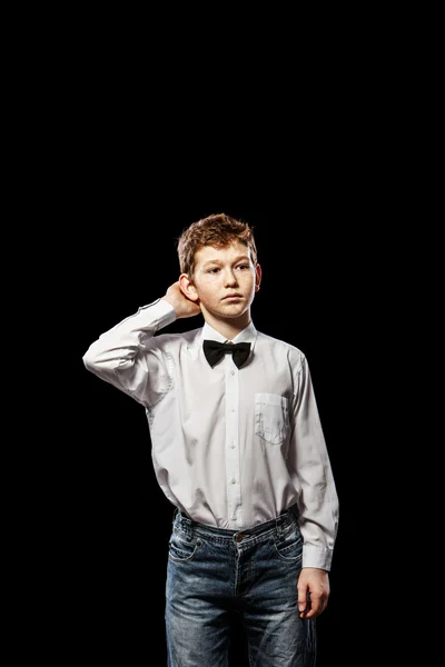 Young boy thinking — Stock Photo, Image