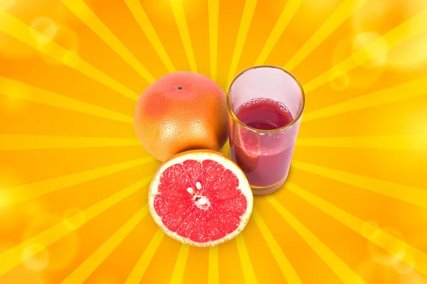 Ízletes friss grapefruit — Stock Fotó