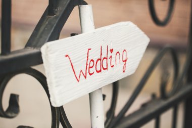 Güzel düğün işaretçi