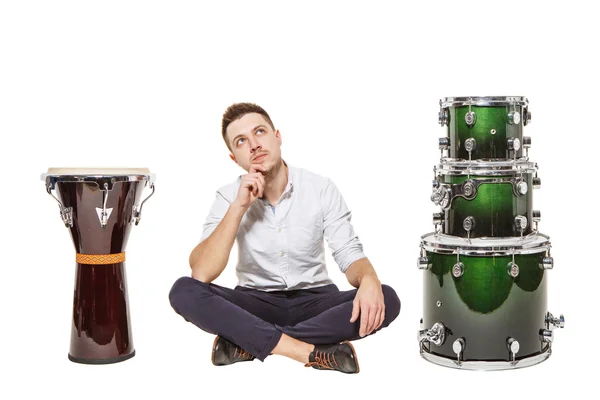 Djembe en trommels — Stockfoto