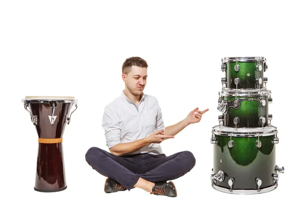 Erger dan djembe drums — Stockfoto