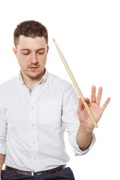 Lesson holding sticks — Stock Photo, Image