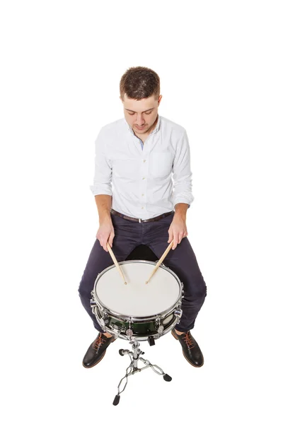 Teaching drumming — Stock Photo, Image