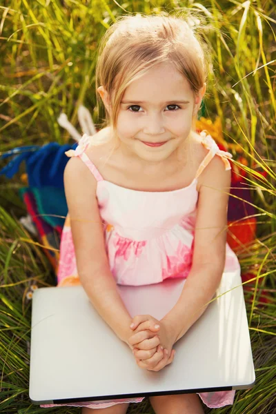 Smile from little girl — Stock Photo, Image