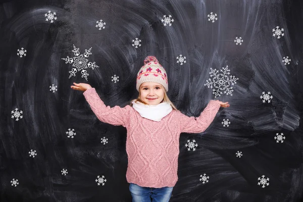 Niedliches kleines Mädchen — Stockfoto