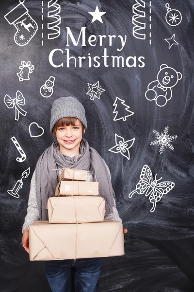 Merry Christmas gifts — Stock Photo, Image