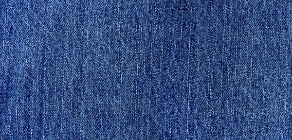 Texture Jeans Bleus Comme Fond Gros Plan — Photo