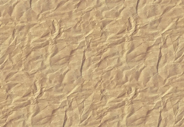 Crumpled Cardboard Paper Texture Abstract Kraft Textured Paper — 스톡 사진