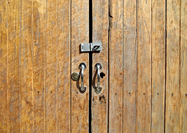 Close-up image of ancient doors — Stock Photo, Image