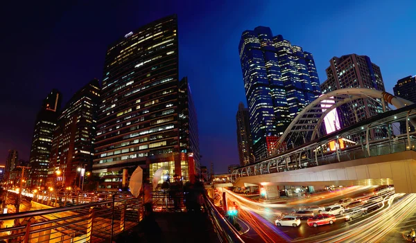 Chong Bangkok'un yeni twilight saat sırasında