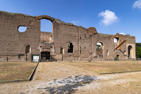 Ruins Baths Caracalla One Most Important Baths Rome Time Roman — Stock Photo, Image