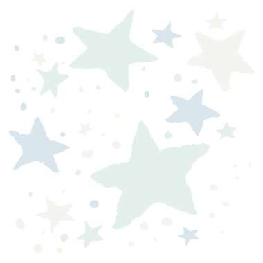 Pastel yıldızları çizgi film tarzında arkaplan şablonu