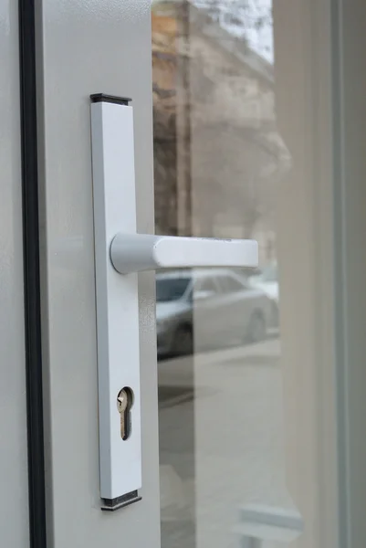 Automatic door handle — Stock Photo, Image