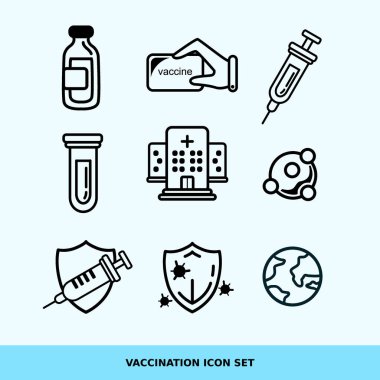 Aşı simgesi belirleme vektörü sadece renk değişimini kolaylaştırır. Bir simge tabaka tabanlı ögeleri birleştirmiştir.