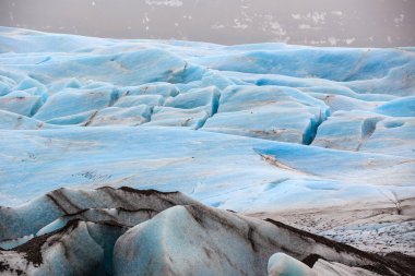 İzlanda'daki Skaftafellsjokull buzul blue Ice 