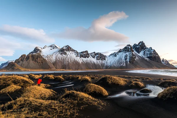 Vesturhorn berg, Island — Stockfoto