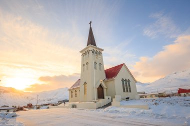 Eski kilise İzlanda bina