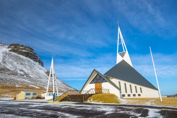 Olafsvik církev Island — Stock fotografie