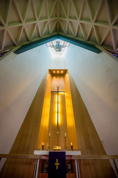 Interior da Igreja Olafsvik — Fotografia de Stock