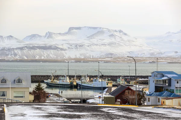 Ólafsvík miasta w Islandii — Zdjęcie stockowe