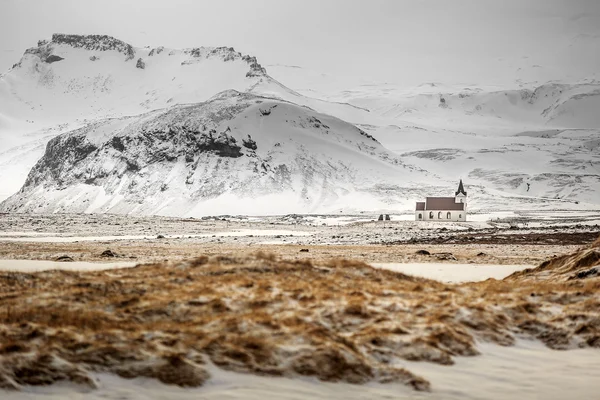老教堂建筑冰岛 — 图库照片