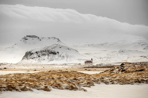 Vieil édifice religieux Islande — Photo