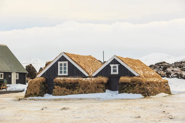 Typowe domy Islandii — Zdjęcie stockowe