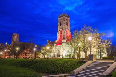 Scottish Rite Katedrali Indianapolis şehir merkezinde 